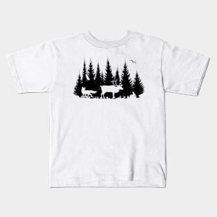 Forest Animals Kids T-Shirt